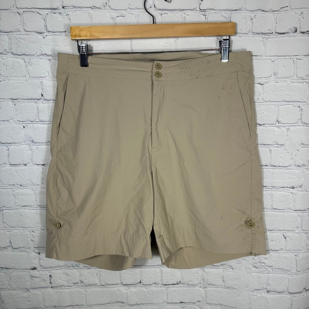 Helly Hansen Mens Tan Technical Hiking Shorts‎ Khaki Outdoor Size 34-35